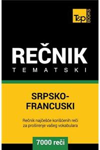 Srpsko-Francuski Tematski Recnik - 7000 Korisnih Reci