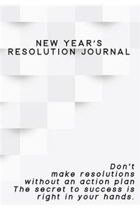 New Years Resolution Journal