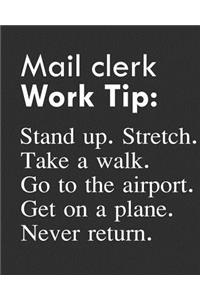 Mail Clerk Work Tip