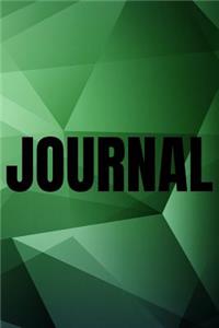 Polygonal Abstract Geometric Background Lined Writing Journal Vol. 27