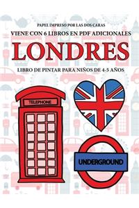 Libro de pintar para niños de 4-5 años (Londres)