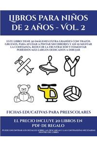 Fichas educativas para preescolares (Libros para niños de 2 años - Vol. 2)