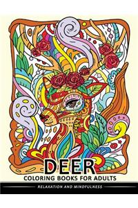 Deer Coloring Books for Adults