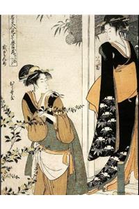 Japanese Woodblock sketchbook. Utamaro