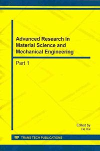 Advanced Research in Material Science and Mechanical Engineering