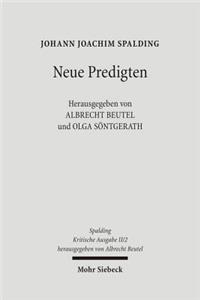 Johann Joachim Spalding -- Kritische Ausgabe