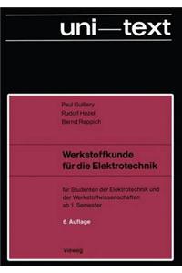 Werkstoffkunde Für Die Elektrotechnik