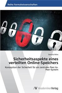 Sicherheitsaspekte eines verteilten Online-Speichers