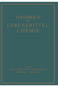 Alkaloidhaltige Genussmittel Gewürze · Kochsalz