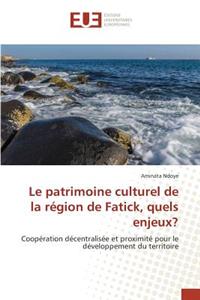 patrimoine culturel de la région de Fatick, quels enjeux?