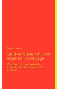 Geld verdienen mit der eigenen Homepage