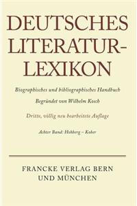 Deutsches Literatur-Lexikon, Band 8, Hohberg- Kober