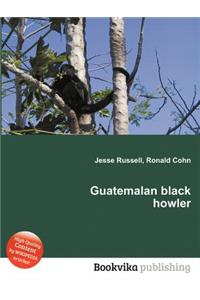 Guatemalan Black Howler