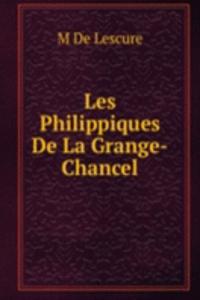 Les Philippiques De La Grange-Chancel