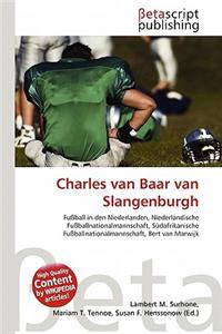 Charles Van Baar Van Slangenburgh
