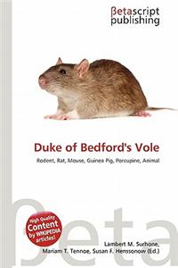 Duke of Bedford's Vole