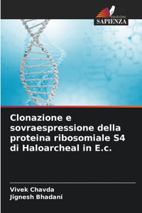 Clonazione e sovraespressione della proteina ribosomiale S4 di Haloarcheal in E.c.