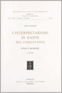 L'Interpretazione Di Dante Nel Cinquecento