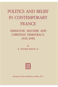 Politics and Belief in Contemporary France