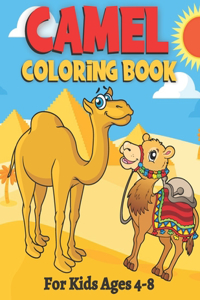 Camel Coloring book For Kids Ages 4-8