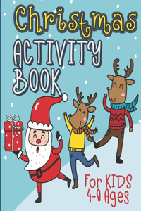 Christmas Activity Book for Kids 4-8 Ages