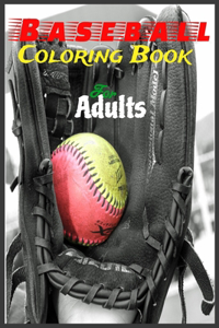 Baseball Coloring Book For Adults