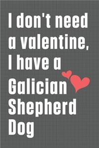 I don't need a valentine, I have a Galician Shepherd Dog