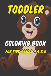 toddler coloring book for kids ages 2-4 4 & 5