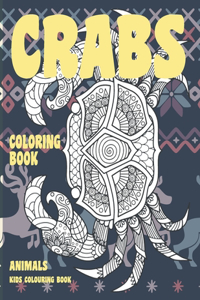 Coloring Book Animals - Kids Colouring Book - Crabs