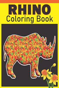 Rhino Coloring Book