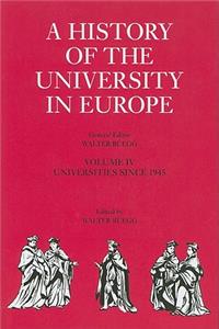 History of the University in Europe: Volume 4, Universities Since 1945