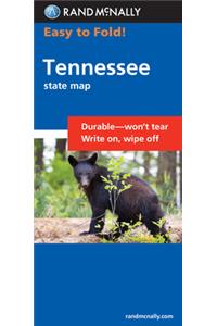 Tennessee Laminated Fold Map: Highways And Interstates