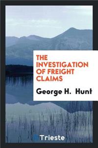 The Investigation of Freight Claims