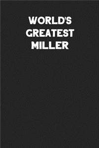 World's Greatest Miller