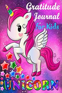 Gratitude Journal for Kids Unicorn