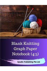 Blank Knitting Graph Paper Notebook (4