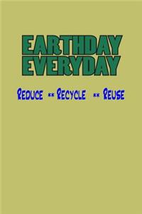 Earth Day Everyday Reduce Recycle Reuse