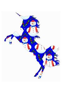 Blue Snowman Unicorn