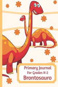 Primary Journal For Grades K-2 Brontosauro