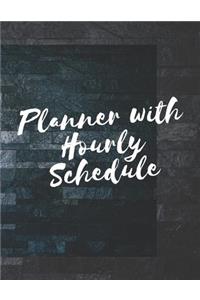 Planner with Hourly Schedule