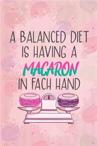 A Balanced Diet Is Having a Macaron in Fach Hand