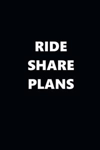 2019 Daily Planner Ride Share Plans Black White Design 384 Pages