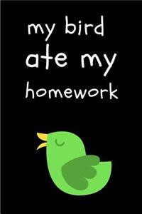 My Bird Ate My Homework