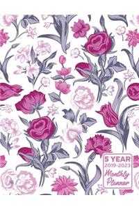 5 Year 2019 - 2023 Monthly Planner