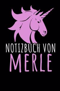 Notizbuch Von Merle