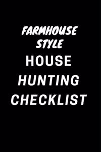 Farmhouse Style House Hunting Checklist