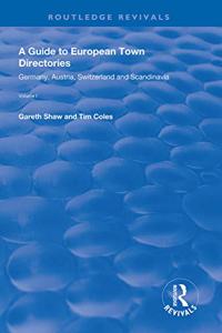 A Guide to European Town Directories