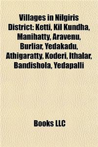 Villages in Nilgiris District