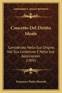 Concetto Del Diritto Ideale