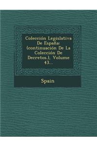 Coleccion Legislativa de Espana